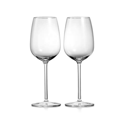 Tiffany Home Essentials All-Purpose White Wine Glasses in Crystal, Set ...