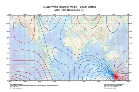 Magnetic declination in USA 2015 : r/MapPorn