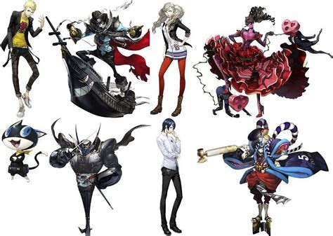 Persona 5 Characters - Some features from persona 2 also make a return.