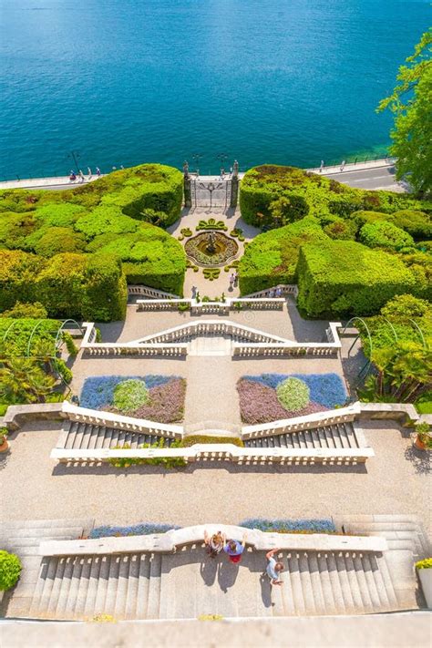 Villa Carlotta at Tremezzo on Lake Como Italy. Editorial Photography ...