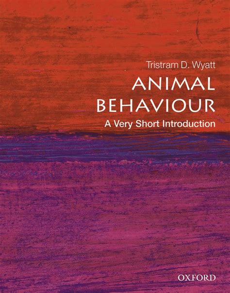 (PDF) Animal Behaviour: A Very Short Introduction