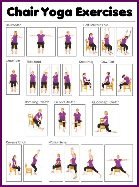 Free Printable Chair Yoga For Seniors Pdf