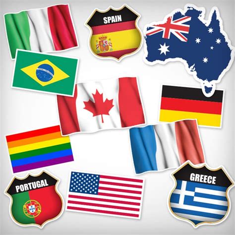 Custom Flag Stickers | 100% Satisfaction Guaranteed Art