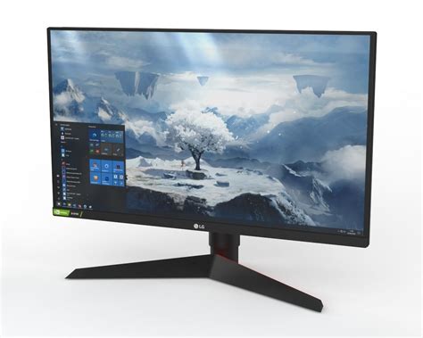 LG 27GL850 144Hz 1440p Gaming Monitor 3D model | CGTrader