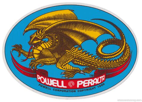 Powell Peralta: Oval Dragon Logo – Skate and Annoy Galleries