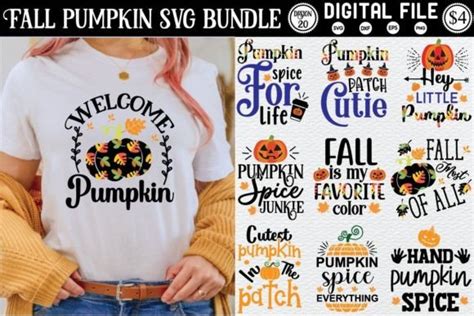 Fall Pumpkin SVG Bundle Bundle · Creative Fabrica