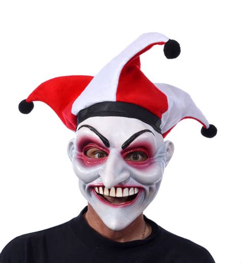 Halloween Mask - Jester Bob-O Costume | HalfMoonMusic