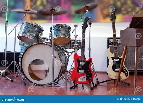 Rock Band Instruments Stock Photography - Image: 18172472