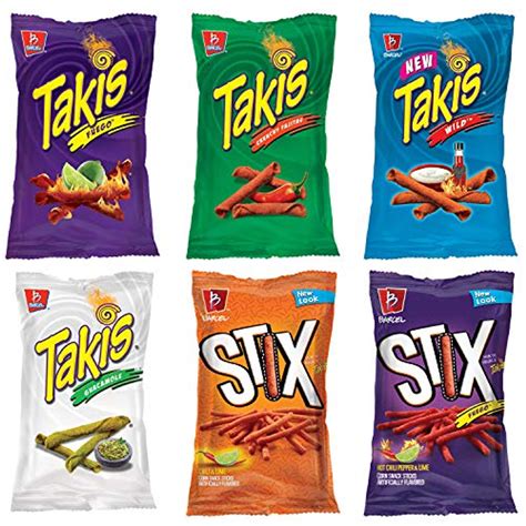 Takis Variety Pack - Takis Fuego Takis Crunchy Fajitas Takis Wild ...