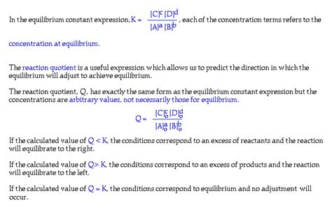 Reaction Quotient