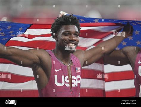 Noah Lyles wins the bronze during 200 meter for men at the Tokyo ...