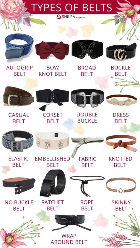 Types Of Belts And Belt Buckles: Different Styles Of Belts | Belt dress ...