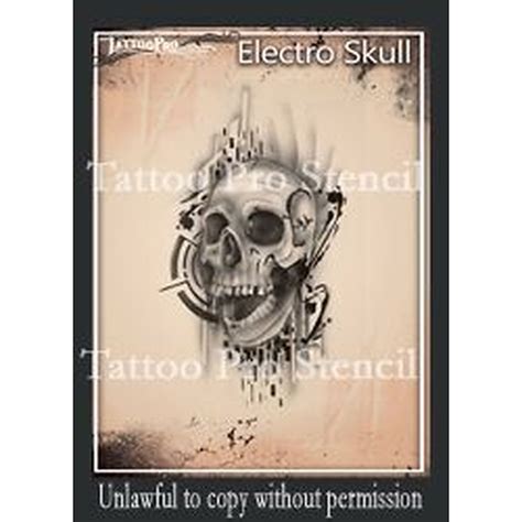 Tattoo Pro - Electro Skull