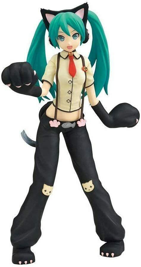 SEGA Hatsune Miku Figure Cat Ver. Project DIVA Arcade Future Tone ...