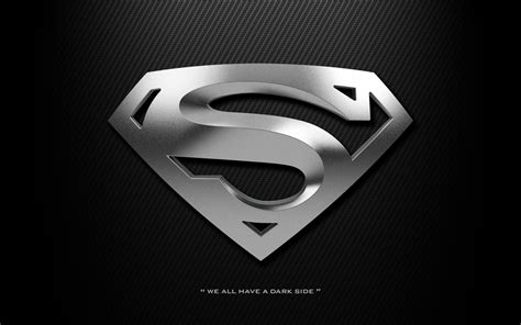 Black Superman Logo Wallpaper - WallpaperSafari