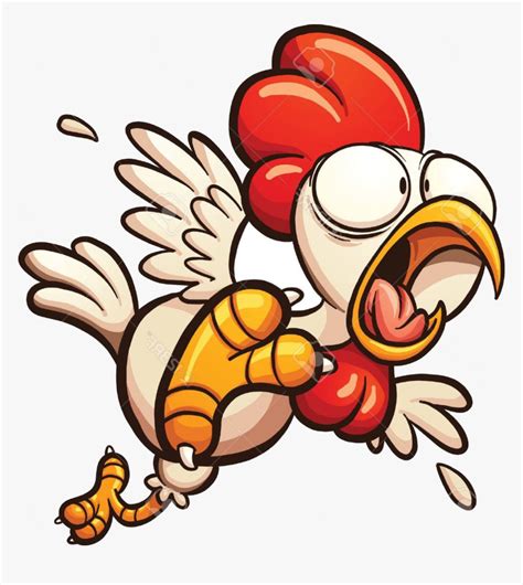 Scared Chicken Cartoon Images