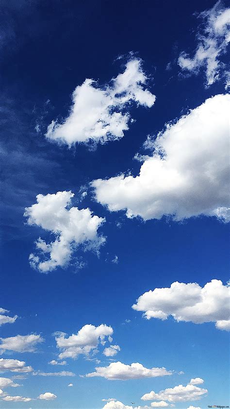 Blue Sky Clouds Background Hd ~ Lake Constance Known As Bodensee ...