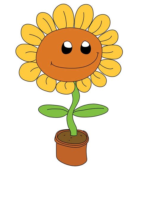 Free Cartoon Sunflower, Download Free Cartoon Sunflower png images ...