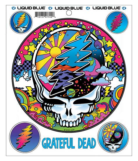 Grateful Dead SYF Outside Vinyl Sticker Set Deadhead Car Decal - Novelties