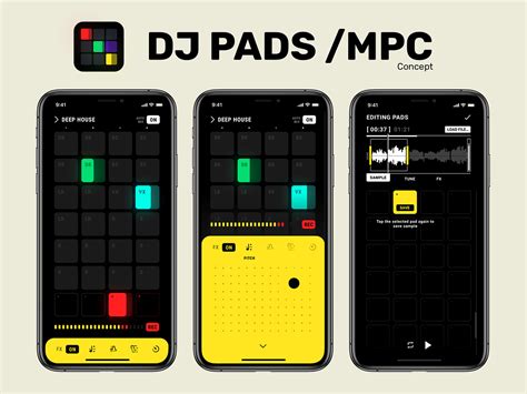 Dj pads (music app) by Artyom Karagozyan on Dribbble