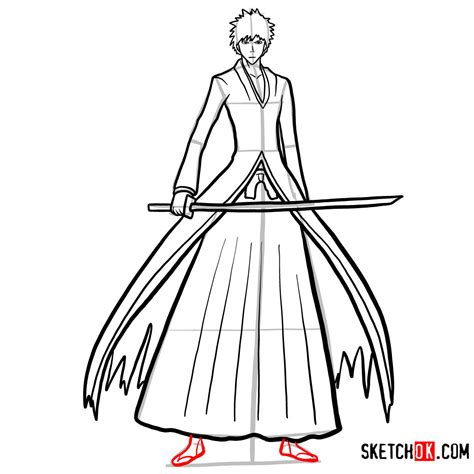 How to Draw Ichigo Kurosaki Full Body: A Bleach Tutorial