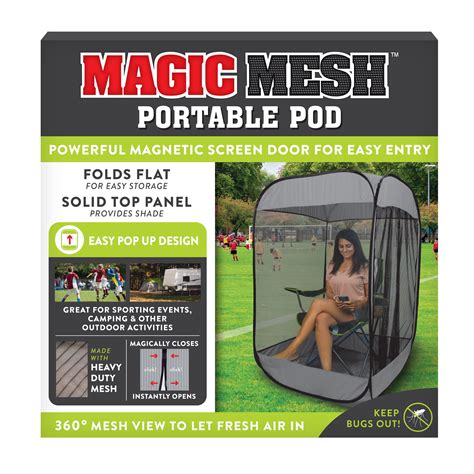 Magic Mesh Personal Portable Pod Modular Design, See-Through Mesh, Lets ...