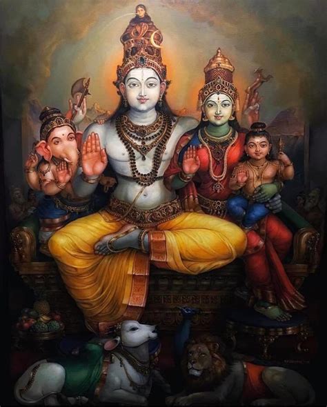 Lord Shiva and His Family : r/IndiaDivine