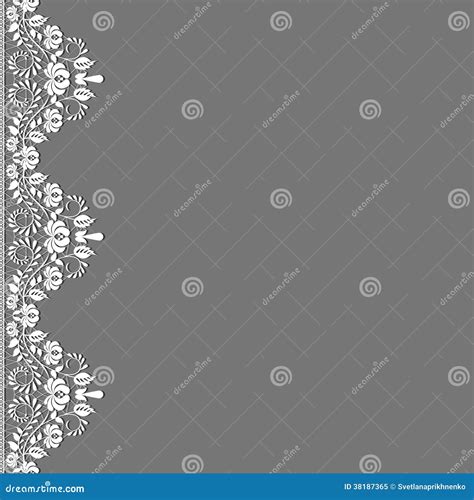 Lace fabric background stock vector. Illustration of leaves - 38187365