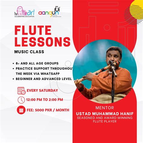 Flute Lessons with Ustad Muhammad Hanif - Aangun