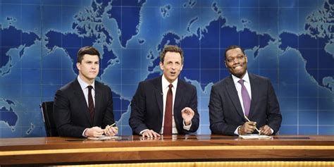 Seth Meyers on SNL Weekend Update October 2018 | POPSUGAR Celebrity