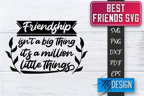 Best Friends SVG | Best Friends Quotes Graphic by flydesignsvg ...