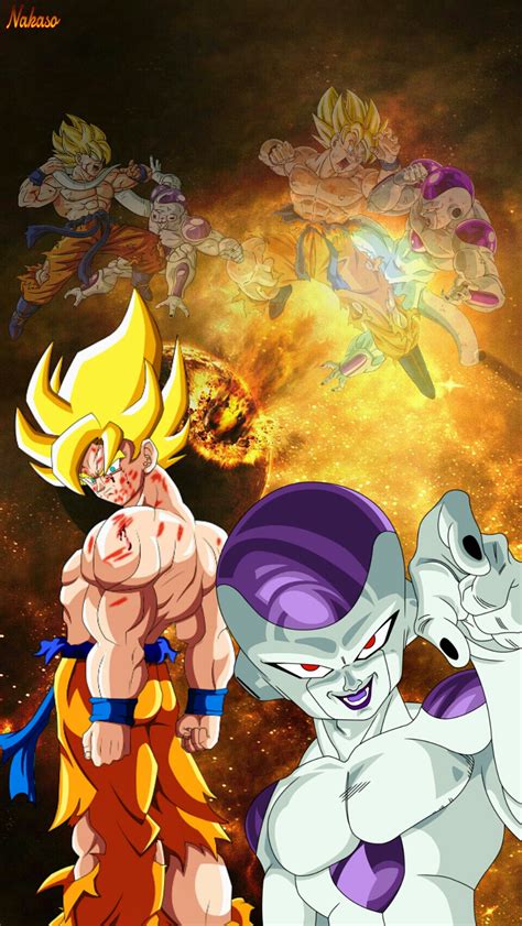 DBZ Goku VS Frieza Wallpaper by Nakaso on DeviantArt