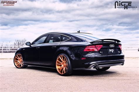 Audi A7 Niche Vicenza - H72 Wheels Brushed | Transparent Copper 1