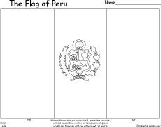 Flag of Peru - EnchantedLearning.com