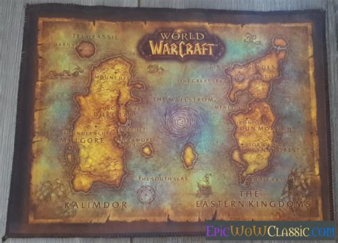 The map from the vanilla World of Warcraft Collector's Edition! : r ...