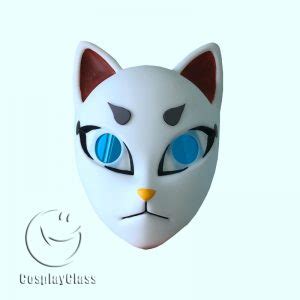 Demon Slayer Tomioka Giyuu Mask Cosplay Accessories - CosplayClass