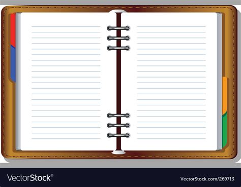 Diary Royalty Free Vector Image - VectorStock