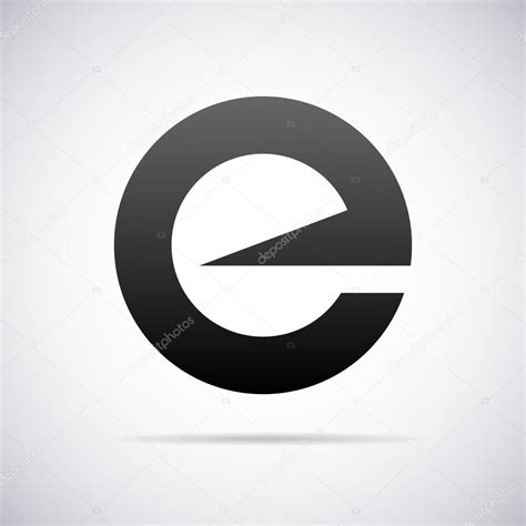 Vector logo for letter E. Design template — Stock Vector © alisher ...