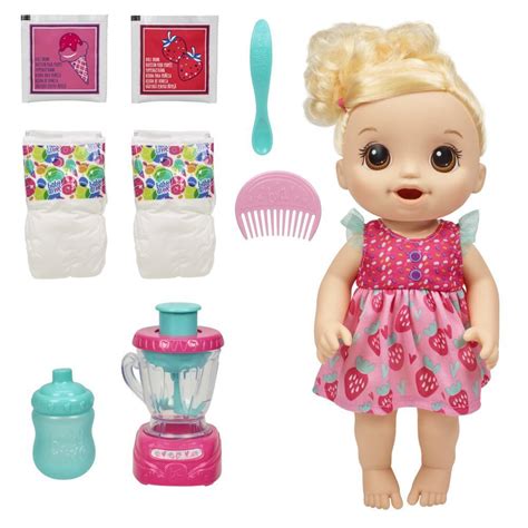 Baby Alive Magical Mixer Baby Doll Strawberry Shake, Blender ...