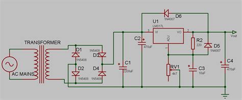 Simple DIY Power Supply Schematic – Embedded Electronics Blog