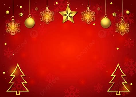 Christmas Background Red And Gold, Christmas Background, Red Christmas ...