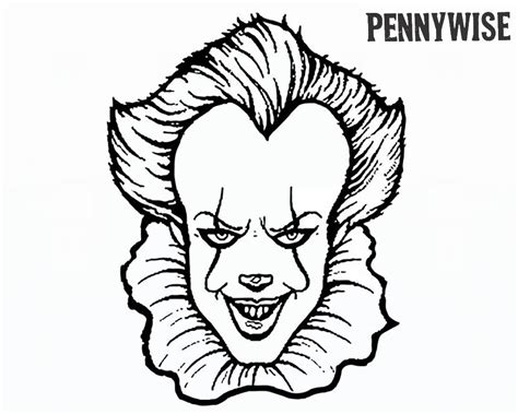 The best free Pennywise coloring page images. Download from 81 free ...