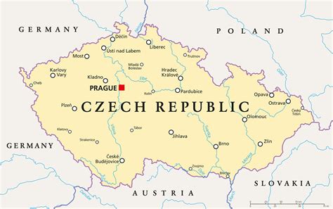 Map Czech Republic