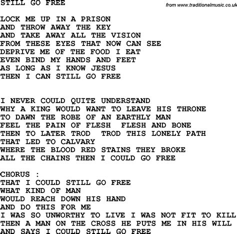 Free Printable Gospel Music Lyrics - Free Printable