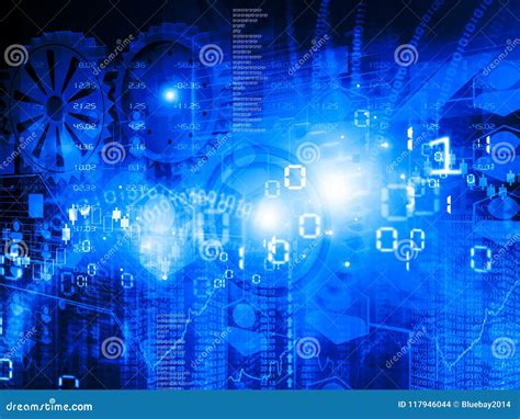 Financial Graphs and Charts Stock Illustration - Illustration of ...