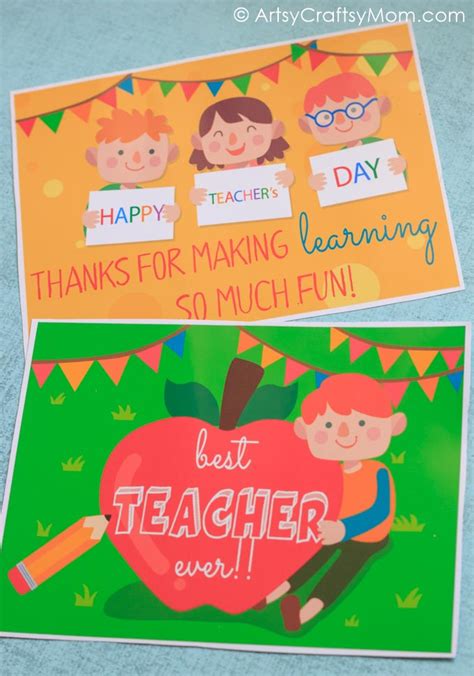 Free Printable Teacher Appreciation Cards Pdf