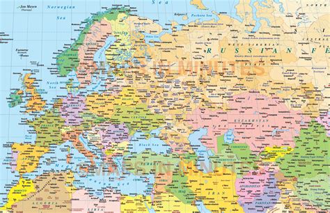 Vector World map Times Projection Political UK centric @10M scale in ...