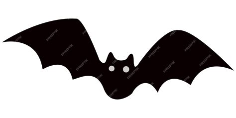 Premium Vector | Halloween black bat on a white background