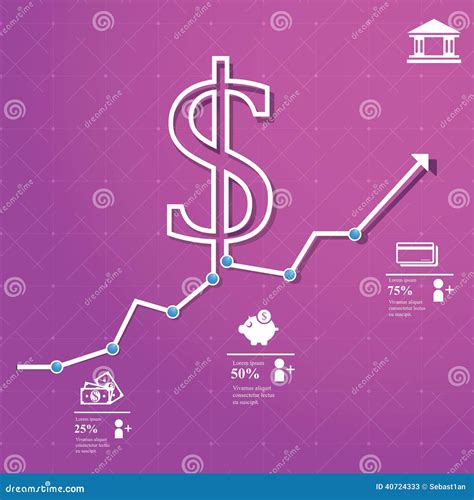 Finance Chart stock vector. Illustration of equities - 40724333