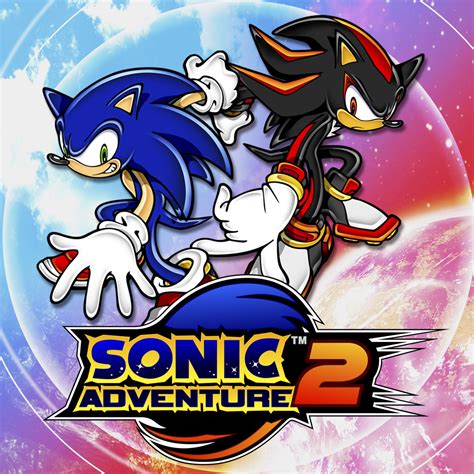 Sonic Adventure 2 artwork Sonic and Shadow